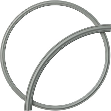 Ekena Millwork 58 5/8-in. OD x 53 5/8-in. ID x 2 1/2-in. W x 7/8-in. P Pompeii Ceiling Ring Kit CRK59PO